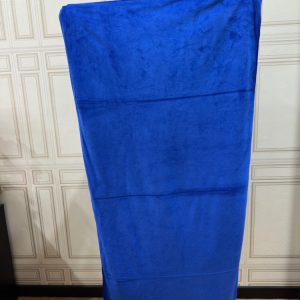 BATH TOWEL MICROFIBER (BLUE) - 390G