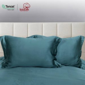 PILLOW CASE KING TENCEL SAPPHIRE GREEN